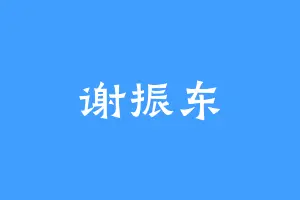 谢振东