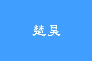 楚昊