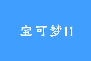 宝可梦11