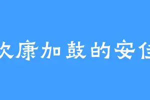 喜欢康加鼓的安佳伟