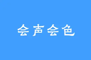 会声会色