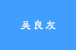 吴良友