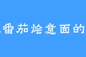 爱吃番茄烩意面的莫姨