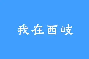 我在西岐